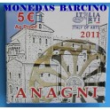 2011 - ITALIA - 5 EUROS -  ANAGNI - ARTE