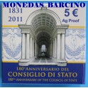 2011 - ITALIA - 5 EUROS -  CONSIGLIO STATO