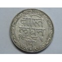 1928 -  INDIA  - 1/16 RUPEE  - MEWAR  - PLATA