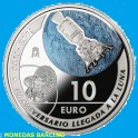 2019  - ESPAÑA - 10  EUROS  -PLATA - LLEGADA DEL HOMBRE A LA LUNA
