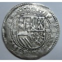 1556- 1598 - FELIPE  II- BOLIVIA POTOSI- 4 REAL COB -ESPAÑA COLONIAL