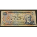 1972 - CANADA - 5 DOLLARS - BANK - BILLETE - BANKNOTE