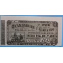 1867 - ARGENTINA - 1/2 REALES - BOLIVIANO - BILLETE - BANKNOTE