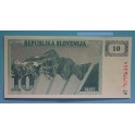 1990 -  ESLOVENIA - 10 TOLARJEV - BILLETE - BANKNOTE