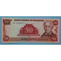 1985 NICARAGUA - 50 CORDOBAS - BANCO CENTRAL - BILLETE - BANKNOTE