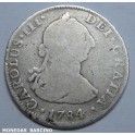 1784 - MEXICO - 4 REALES- CARLOS III - ESPAÑA