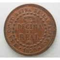 1850 - SEGOVIA - DECIMA DE REAL - ISABEL II