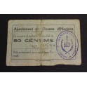 1937-LLORENS D´HORTONS- 50 CENTIMOS - BARCELONA 