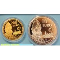2011 -ESPAÑA - 200 EUROS - ORO -10 EUROS - PLATA - FRANCISCO ORELLANA