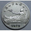 1870 - GOBIERNO PRV. 1ª REPUBLICA - 50 CENTIMOS