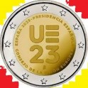 2023 -PRESIDENCIA- EU - 2 EUROS - ESPAÑA - EUROPA