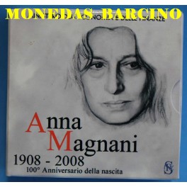 2008 - ITALIA - 5 EUROS -  ANNA MAGNANI