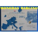 2003 - LUXEMBURGO - EUROS - BLISTER