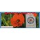 2004- CANADA - 25 cent- red poppy- 