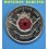 2008 - CANADA - 25 CENTS - RED POPPY -AMAPOLA