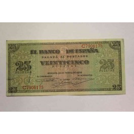 25 PESETAS 1938 www.monedasbarcino.com