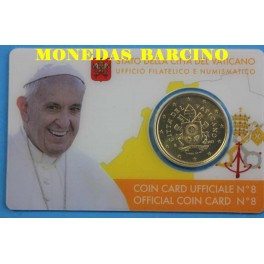 2017 -  VATICANO -  50 CENTIMOS - FRANCISCO - COINCAR 8