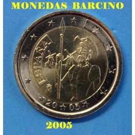 2005 - ESPAÑA -2 EUROS - QUIJOTE - COLOR