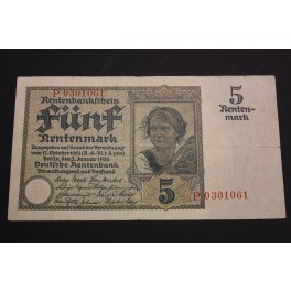 1926- ALEMANIA -GERMANY-5 REICHSMARK - BILLETE - BANKNOTE
