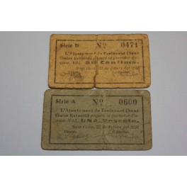 1937 - FREIXANET SANT GUIM - 1 PESETA - 50 CENTIMOS - LLEIDA -LERIDA - BILLETE