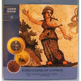 2009 - CHIPRE - EUROS - BLISTER-EURO COINS OF CYPRUS