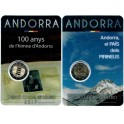 2017 - ANDORRA - 2 EURO - HIMNO Y PIRINEOS -2 COINCARD