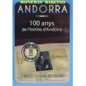2017 - ANDORRA - 2 EURO - HIMNO DE ANDORRA  - COINCAR 