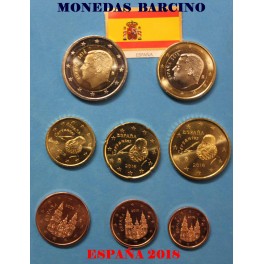 2018 - ESPAÑA -  EUROS  - COLECCION EUROS 