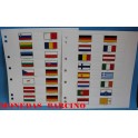 JUEGO DE 2 HOJAS DE BANDERA DE EUROPA  - LEUCHTURM