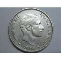 1882 -  ALFONSO XII - 50 CENTAVOS DE PESO -  MANILA - PLATA - ESPAÑA