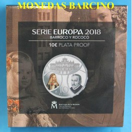 2018 - ESPAÑA -10 EUROS - BARROCO Y ROCOCO  - FELIPE VI