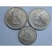 1960-1964-1974  - HONG KONG -  50 cts- 1 DOLLAR- 3 MONEDAS - ELIZABETH 