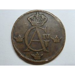 1807 - SUECIA - SWEDEN - SUEDE - 1/2 SKILLING -