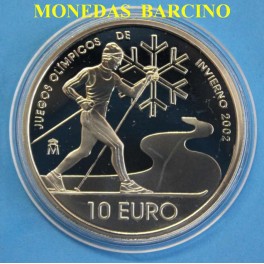 2002 -ESPAÑA - 10 EUROS - OLIMPICOS INVIERNO -PLATA