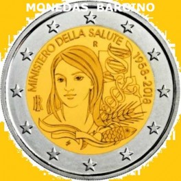 2018 - ITALIA - 2 EUROS -MINISTERIO DE LA  SALUD -