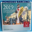 2019 - AUSTRIA - EUROS - COIN SET -COLECCION 8 MONEDAS EN  BLISTER - MUNZE OSTERREICH