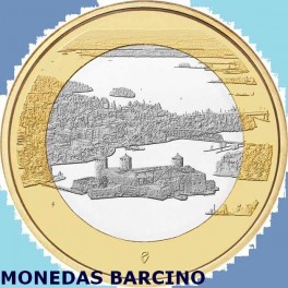 2018 - FINLANDIA - 5 EUROS   - BIMETALICA - CASTILLO OLAVINLINNA -FINLAND