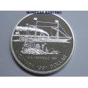 1991 - CANADA -  DOLLAR - FRONTENAC 1816-1991- PLATA