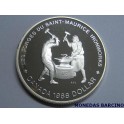 1988 - CANADA -  DOLLAR  - IRONWORKS -PLATA