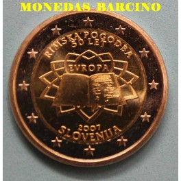 2007 - ESLOVENIA -2  EUROS- TRATADO ROMA