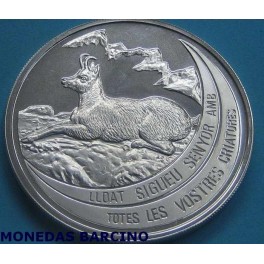 1992 ANDORRA - 10 DINERS - REBECO -plata