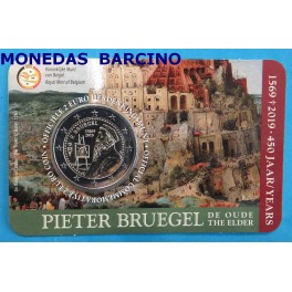 2019 - BELGICA- 2 EUROS -  PIETER BRUEGEL -  COINCARD
