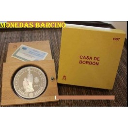 1997 -  ESPAÑA - 10.000 PESETAS - PLATA - JUAN CARLOS I - CINCUENTIN - CASA DE BORBON.-monedasbarcino.com