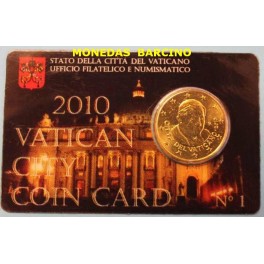 2010 VATICANO - EUROS - PAPA BENEDICTO XVI