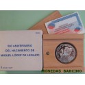 2003 - ESPAÑA - 10  EUROS - MIGUEL LOPEZ LEGAZPI - PLATA