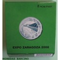 2007 -ESPAÑA - 10 EUROS - EXPO ZARAGOZA 2008 - PUENTE - PLATA -monedasbarcino.com 