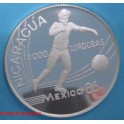 1988-  NICARAGUA - CORDOBAS - FUTBOL MEXICO 86 -monedasbarcino.com