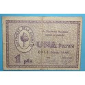 1937 - GUIAMETS - 1 PESETA - TARRAGONA - BILLETE PUEBLO