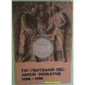 1988 - VATICANO MONEDA  -25 DINERS - PLATA - CENTENARIO -SEGUNDO PAREATGE - CON CARTULINA ORIGINAL