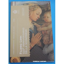 2019 - SAN MARINO - 2 EUROS - FILIPPO LIPPI - BLISTER OFICIAL